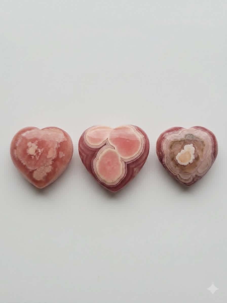 💗 Cœur en Rhodochrosite – Amour Doux & Émotions Guéries