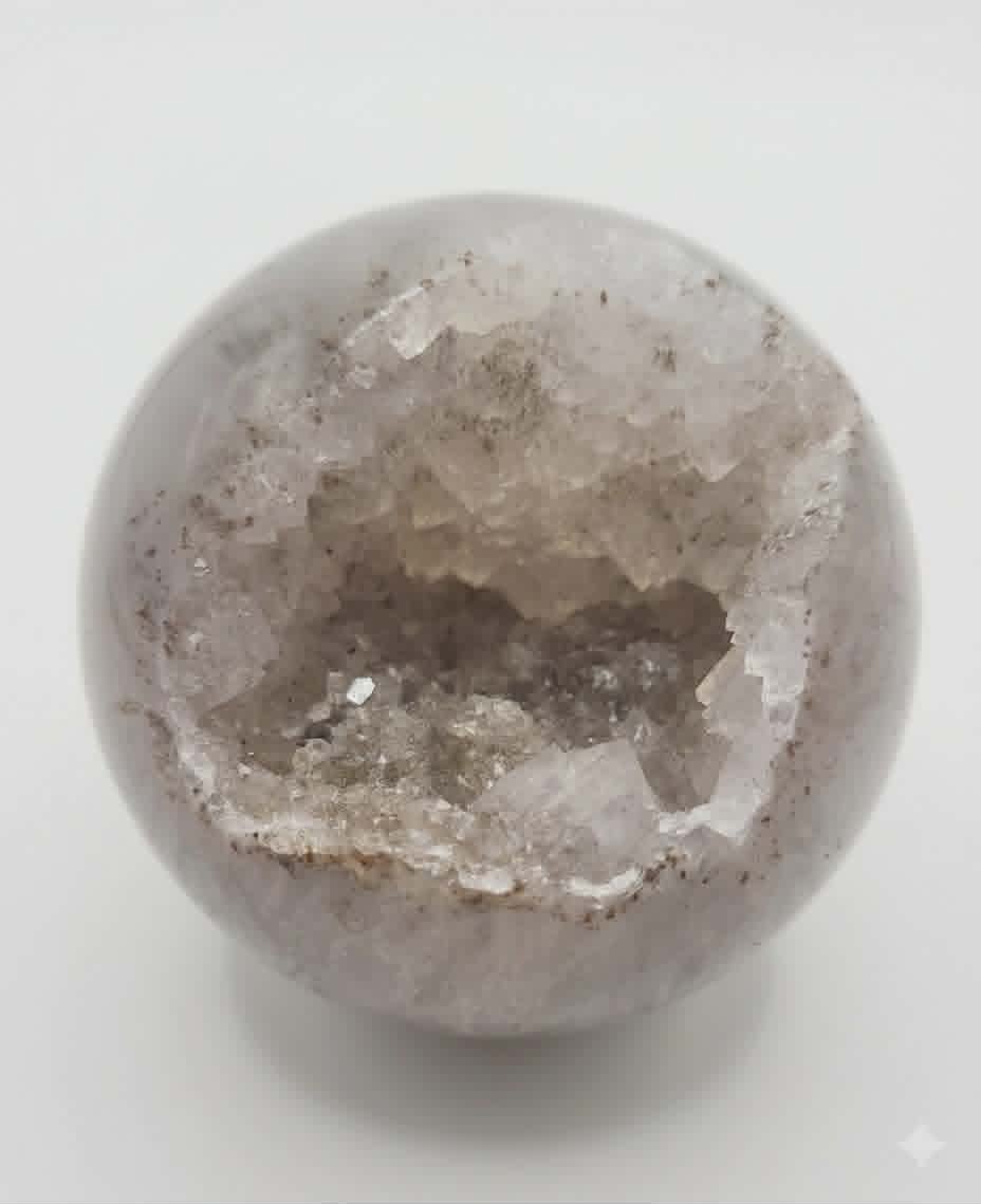 Sphère en Agate Géode 🌕💜✨ – Harmonie, Protection & Lumière Intérieure