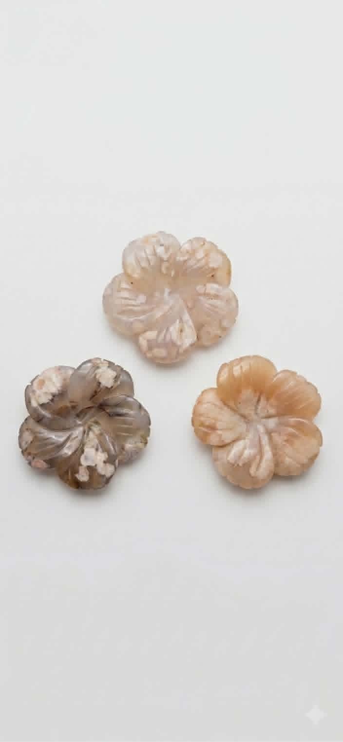 🌺✨Plumeria en Agate Fleurs – Douceur Tropicale 🌴 Harmonie Florale🌺