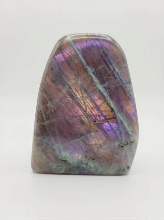🌅💜✨Labradorite Sunset Flash – Lumière Mystique & Énergie Tropicale