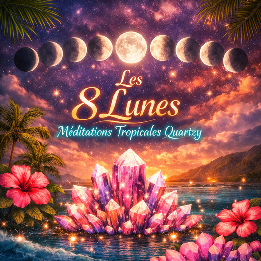 Les 8 Lunes - Méditations Tropicales Quartzy